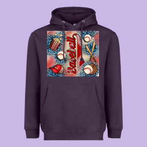 Baseball Heavyweight Hoodie Designed By Adodesignshop