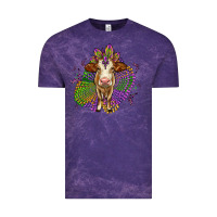 Cloud Purple simmental mardi gras Vintage Tee - OliviaCreatesArt