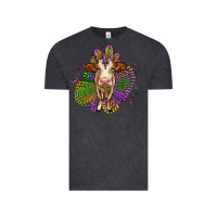 Vintage Black simmental mardi gras Vintage Tee - OliviaCreatesArt