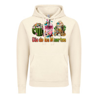 Vintage Artic Mexican Día De Los Muertos Coffee Cups Vintage Hoodie - FaDigitalArtStudio