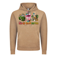 Vintage Coffee Mexican Día De Los Muertos Coffee Cups Vintage Hoodie - FaDigitalArtStudio