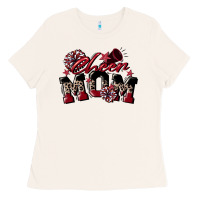 Bone cheer mom  maroon Ladies Tee - CowGirlArtShop