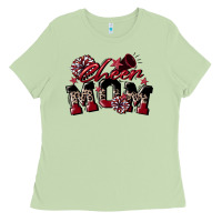 Matcha cheer mom  maroon Ladies Tee - CowGirlArtShop