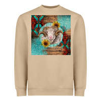Mushroom western merino Heavyweight Sweatshirt - BarkalooDesign