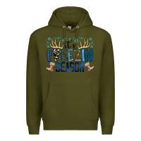 Army Green freezin season Premium Hoodie - SublimationCraftShop