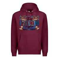 Burgundy freezin season Premium Hoodie - SublimationCraftShop