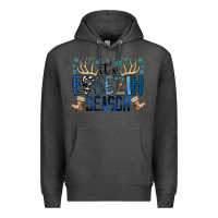 Charcoal Heather freezin season Premium Hoodie - SublimationCraftShop