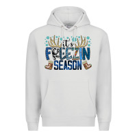 Dove Grey freezin season Premium Hoodie - SublimationCraftShop