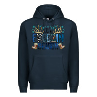Navy freezin season Premium Hoodie - SublimationCraftShop