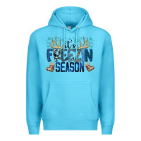 Ocean Blue freezin season Premium Hoodie - SublimationCraftShop