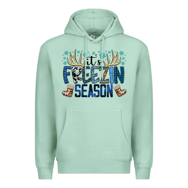 Freezin Season Premium Hoodie by SublimationCraftShop | Teevron