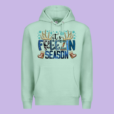 Freezin Season Premium Hoodie Designed By Sublimationcraftshop