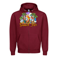 Burgundy sunset love Zipper Hoodie - BarkalooDesign