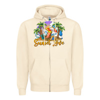 Sandshell sunset love Zipper Hoodie - BarkalooDesign