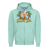 Seafoam sunset love Zipper Hoodie - BarkalooDesign