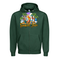 Sports Green sunset love Zipper Hoodie - BarkalooDesign