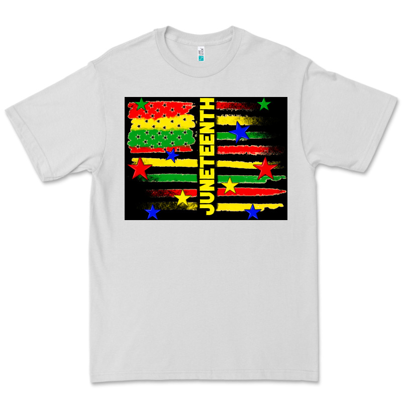 Juneteenth American Flag Premium Tee by TumblerDesignByShophia | Teevron