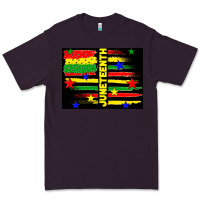 Plum juneteenth american flag Premium Tee - TumblerDesignByShophia