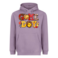 Lavender game day softball Heavyweight Hoodie - AdoDesignShop