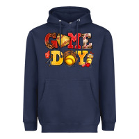 Navy game day softball Heavyweight Hoodie - AdoDesignShop