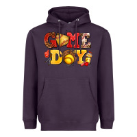 Plum game day softball Heavyweight Hoodie - AdoDesignShop