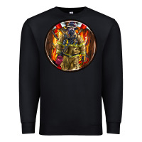 Black firefighter coasters Premium Sweatshirt - AdoDesignShop