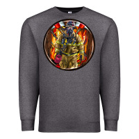 Charcoal Heather firefighter coasters Premium Sweatshirt - AdoDesignShop