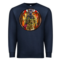 Navy firefighter coasters Premium Sweatshirt - AdoDesignShop