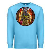 Ocean Blue firefighter coasters Premium Sweatshirt - AdoDesignShop