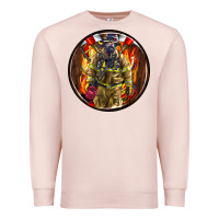 Pale Pink firefighter coasters Premium Sweatshirt - AdoDesignShop