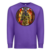 Purple firefighter coasters Premium Sweatshirt - AdoDesignShop