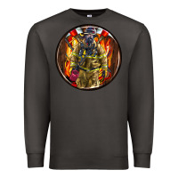 Smoke firefighter coasters Premium Sweatshirt - AdoDesignShop