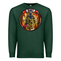Sports Green firefighter coasters Premium Sweatshirt - AdoDesignShop