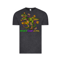 Vintage Black mardi saurus rex olivia Vintage Tee - OliviaCreatesArt