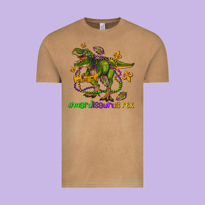Mardi Saurus Rex Olivia Vintage Tee Designed By Oliviacreatesart