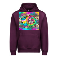 Mauve Wine get loaded tea Urban Hoodie - JahusDesignShop