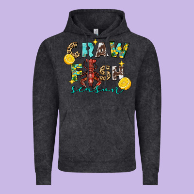 Crawfish Season Vintage Hoodie Designed By Fadigitalartstudio