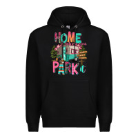 Black home is where we park it Premium Hoodie - RanaPortraitStore