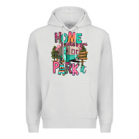 Dove Grey home is where we park it Premium Hoodie - RanaPortraitStore