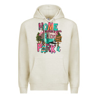 Oatmeal Heather home is where we park it Premium Hoodie - RanaPortraitStore