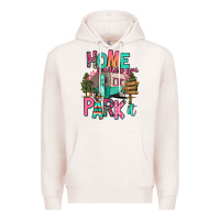 Pale Pink home is where we park it Premium Hoodie - RanaPortraitStore