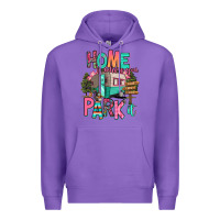 Purple home is where we park it Premium Hoodie - RanaPortraitStore
