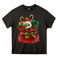 Asphalt Chrismas Santa claus bag Heavy Core Tee - NancyCooperArtShop