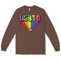Chestnut lgbtq pride Long Sleeve Tee - FaDigitalArtStudio