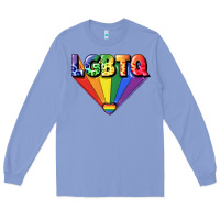 Colony Blue lgbtq pride Long Sleeve Tee - FaDigitalArtStudio