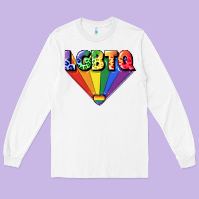 Lgbtq Pride Long Sleeve Tee Designed By Fadigitalartstudio