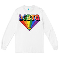 White lgbtq pride Long Sleeve Tee - FaDigitalArtStudio