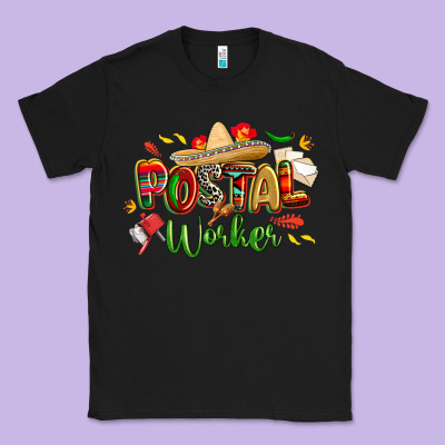 Cinco De Mayo Postal Worker Classic Tee Designed By Cowgirlartshop