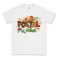 White cinco de mayo postal worker Classic Tee - CowGirlArtShop
