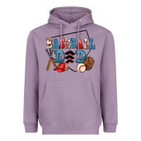 Lavender baseball dad Heavyweight Hoodie - AdoDesignShop